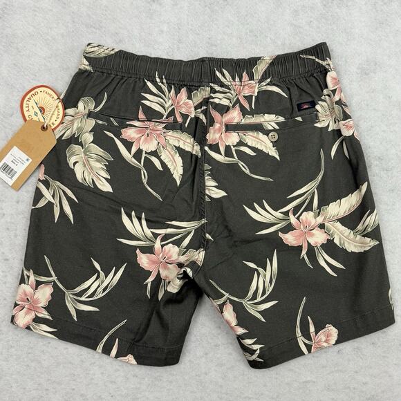 Faherty Shorts Mens Small Island Orchid Drawstring Pull On 6.5" Inseam NEW - Picture 4 of 15
